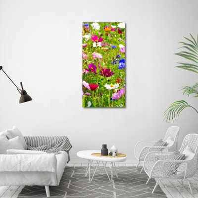 Field Flowers - Wrapped Canvas Print
