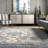 Virginie Oriental Blue/Ivory Area Rug-1627786485