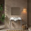 36" Ceramic Bathroom Vanity White