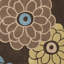 Tapis performance à motif floral touffeté à la main Modern Art-29589427