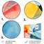 Couleurs pastel contrastant avec composition géométrique I - art mural géométrique en métal MT137615-231487270