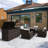 6 - Person Patio Conversation Set with Cushions