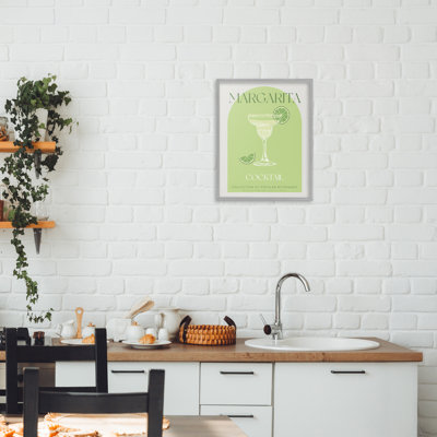 Giclée encadrée de style margarita rétro, design par Lil 'Rue
