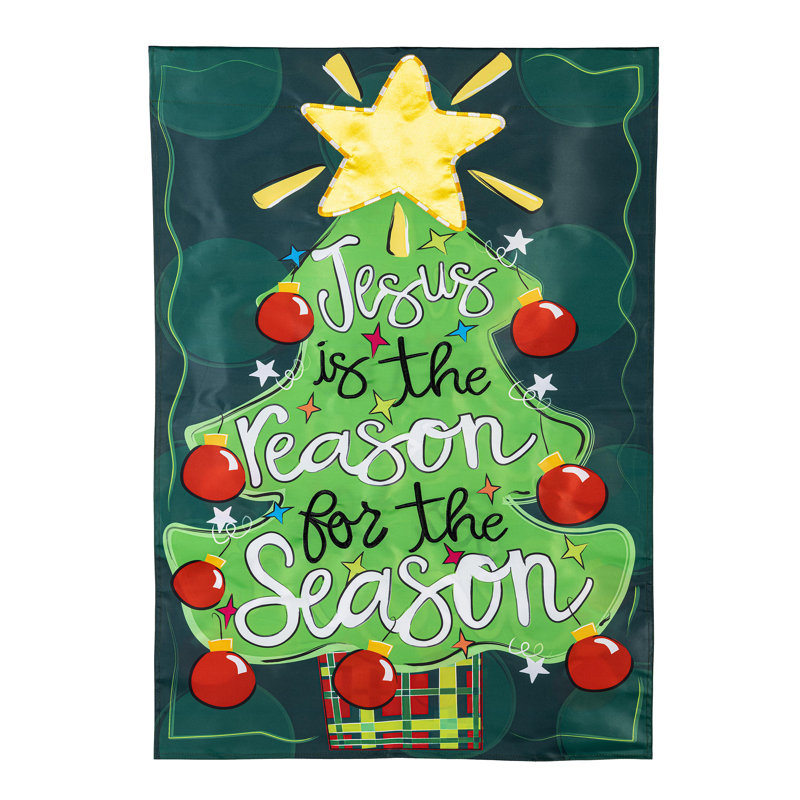 «Jesus Is The Raison Applique House»