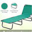 Méridienne de patio pliante, chaise de bronzage d'extérieur