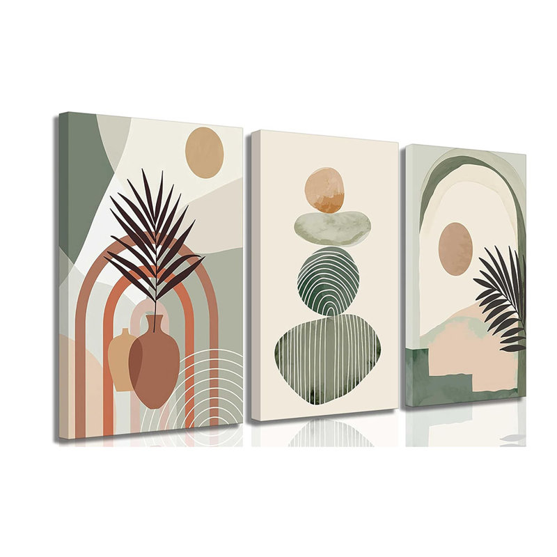3 Piece Wrapped Canvas Set