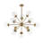 Arisai Andreau 12-Light Dimmable Sputnik Sphere Chandelier-895555806-895555793