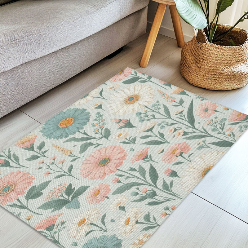 Tapis tressé Petal Paradise, Rectangulaire 3 pi x 5 pi