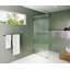 Gaia 36 in. x 78 in. Frameless Fluted Single Fixed Shower Panel-815735449