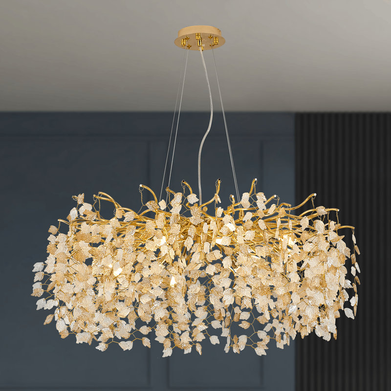 Lustre en cristal 23,6 pouces