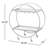 Cara Metal Bar Cart