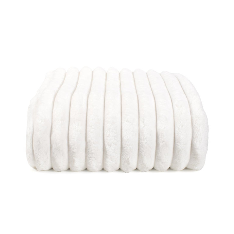 Throw Shar Pei White, White