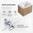 Almosta 23.6 " W Free Standing Wall Mounted 1 Single Vanity Bathroom Vanity With Resin Top-619056860