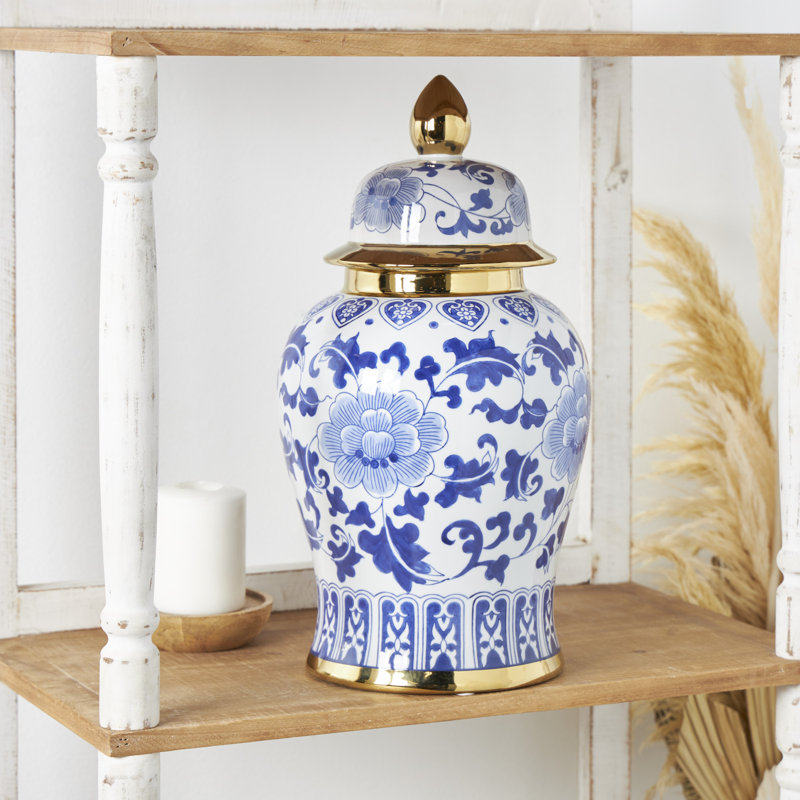 Pots décoratifs en céramique Elren, H 17,35 po x l 9,15 po x P 9,15 po