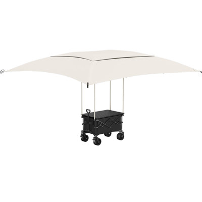Chariot utilitaire d'extérieur avec auvent imperméable