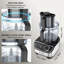 Food Processor Chopping & Blender Combo, Versatile Blades For Slicing, Shredding, Large Calibre, 12-Cup 600W