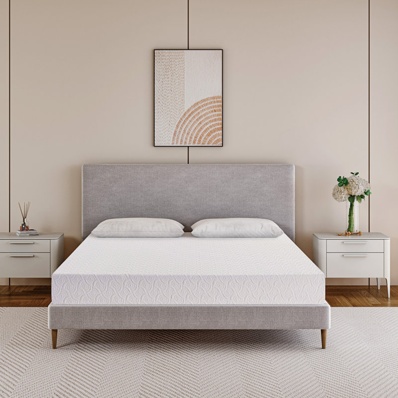 Berryville 7" Medium Gel Memory Foam Mattress with Green Tea Infusions, Twin