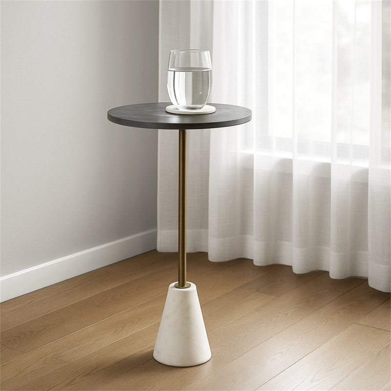 Marble Top End Table