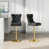 Black Seat/ Gold Frame