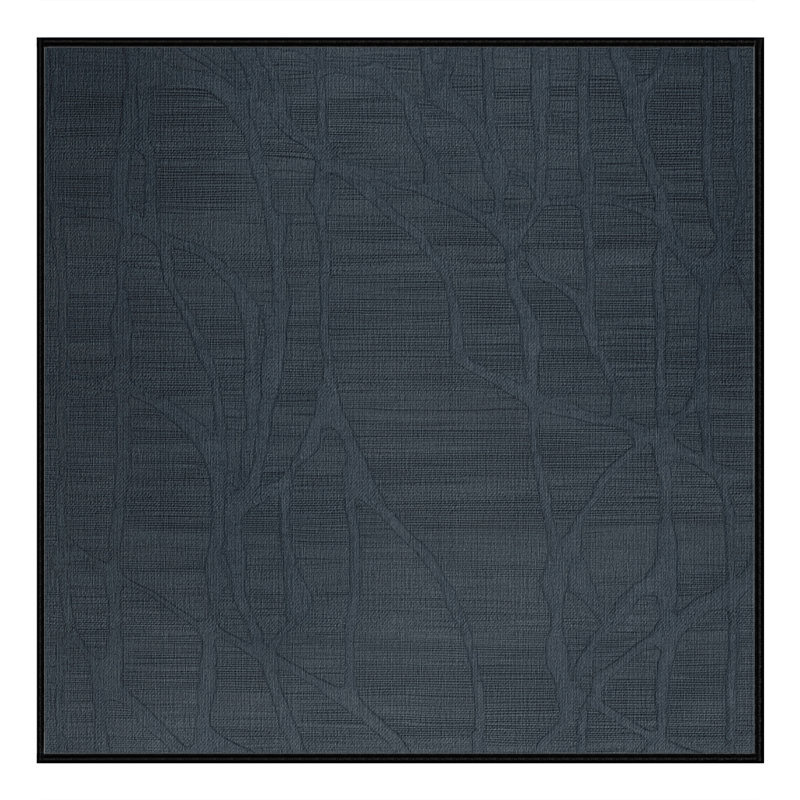 Tapis noir lavable à la machine