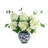 Ferrer Handcrafted Lifelike Hydrangea Ceramic Vase Arrangement-842129673-842129672