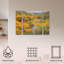Ensemble de 3 panneaux d'art mural - "Golden Explosion" par Christine Debrosky 