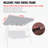 Yescom Swing Canopy Cover Replacement UV 30+ Water Resistance Outdoor Garden-65029457-65029460