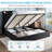 Hydraulic Lift Up Storage Upholstered Platform Bed With Shelf And Charging Station-1668359034-1668359030