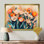 «Pastel Colors of Tulips Dream Fragments I», reproduction d'art sur toile Botanicals