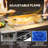 Rectangle Propane Smokeless Fire Pit Table with Hidden Fuel Tank