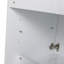 Meuble-lavabo de salle de bain avec lavabo en résine, portes à fermeture douce et armoire murale