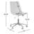 Alivia 19'" W Stainless Steel Swivel Task Chair with Adjustable Height-717988679