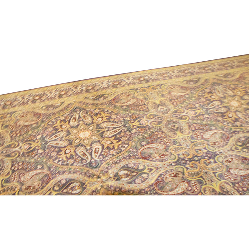 Hand Knotted Wool Area Rug in Aubergine