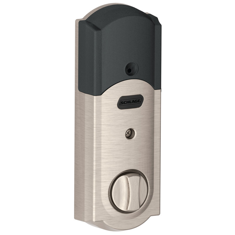 Single Cylinder Keyless Electronic Deadbolt, Satin Nickel