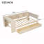 Wood Twin Size Platform Bed With Storage Shelves-2020578867-2020578866