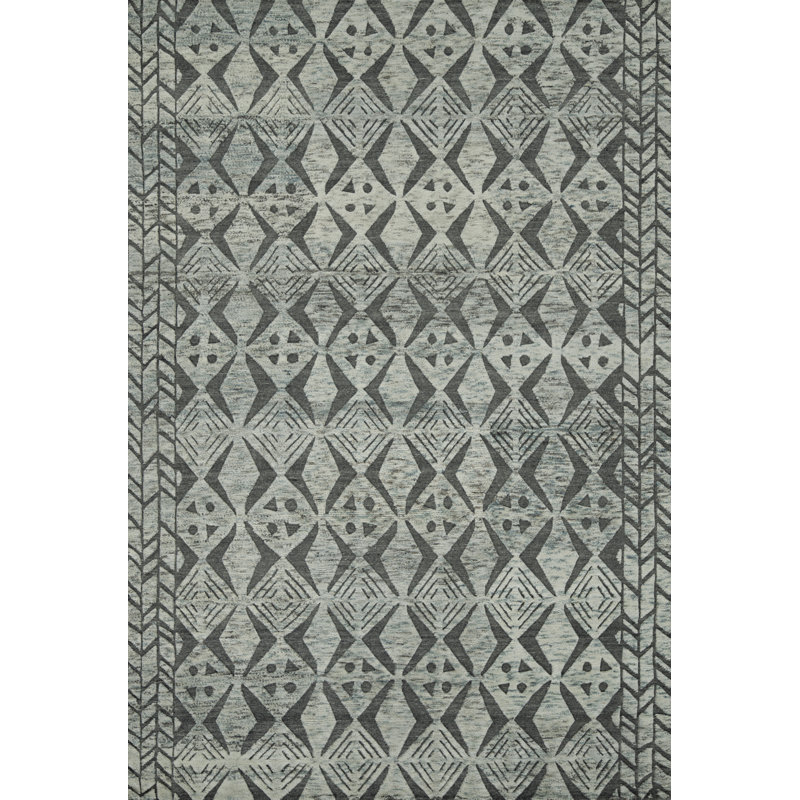 Bariloche Hand Woven Kilim Geometric Area Rug, Rectangle 12' x 16'