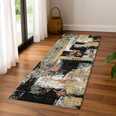 Premium Machine Washable Mayfield AMF2212 abstract Rug