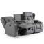 Andreaz 3 Seater Linen Reclining Sofa-1757688182