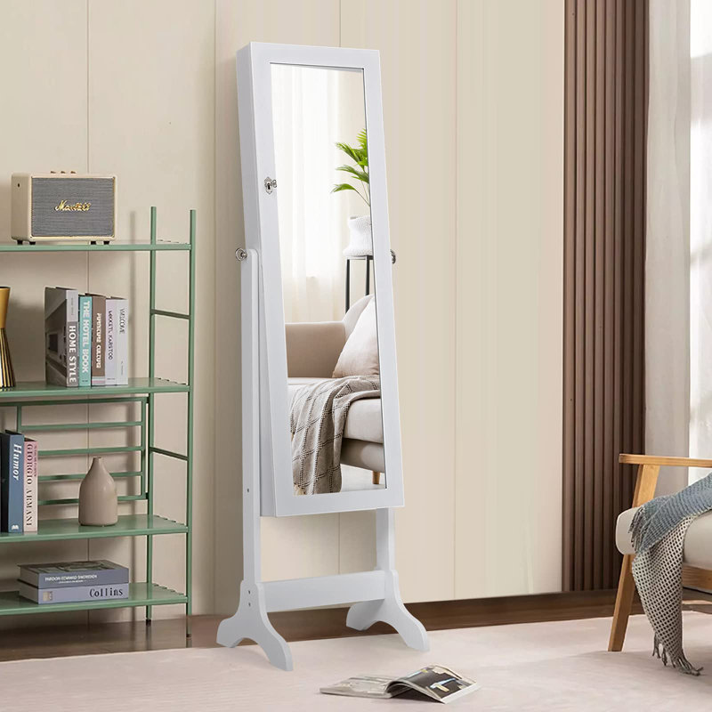 Toupin Jewelry Armoire, White