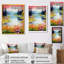 «Pink Blossoming Flower River In The Forest III», reproduction d'art mural-550022706-550022709