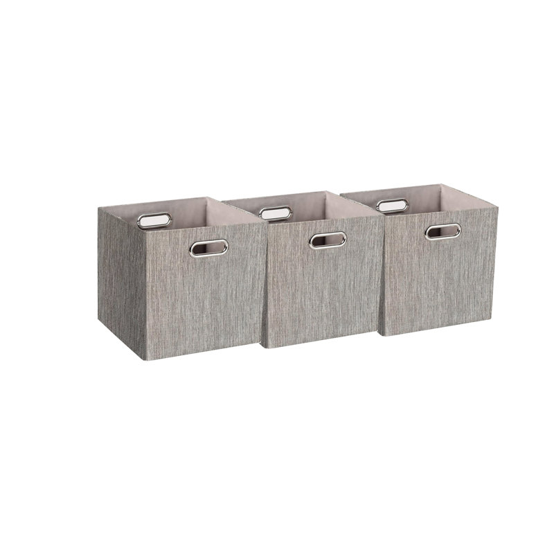Ebern Designs Rhonda Blended Fabric Decorative Bin