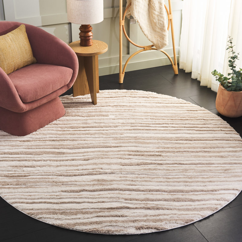 Zikee Shag 900 Performance Rug, Round 6'7"