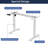 55" Electric Standing Desk - Height Adjustable Modern Luxury Table for Home Office, Computer & Gaming-1113856764