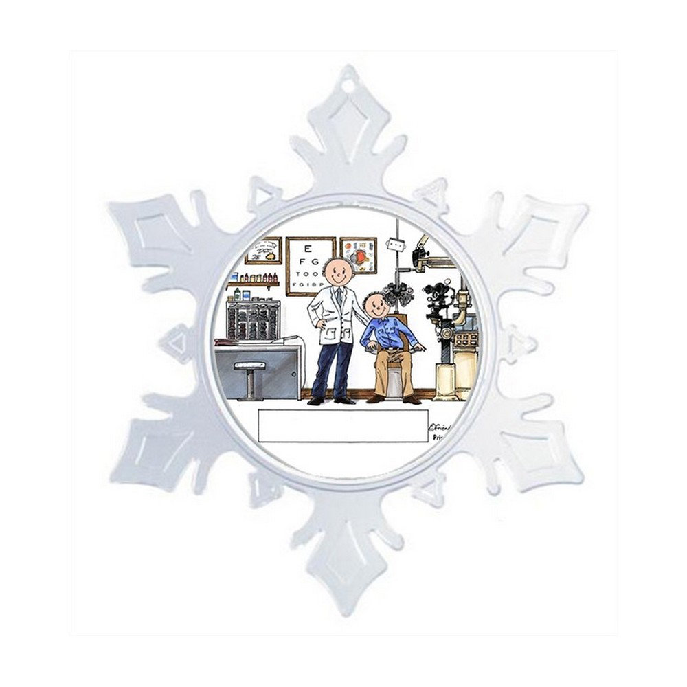The Holiday Aisle® Personalized Friendly Folks Cartoon Snowflake ...