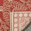 Tapis d'intérieur / extérieur à motif floral rouge / naturel Arneshia-20793872