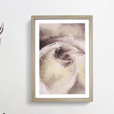 Pale Pink Rose - Framed Print
