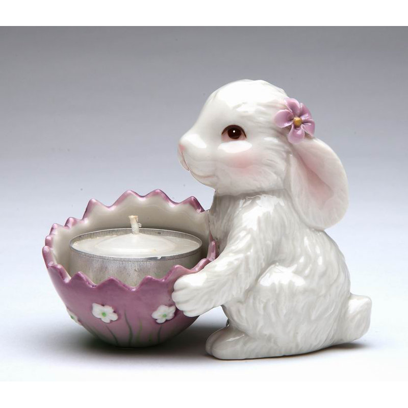 Photophore en porcelaine Bunny