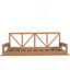 Cadre de lit suspendu en bois d'acacia pour lit de balançoire avec véranda de 16,4 pi-2123099660