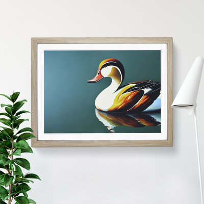 Electrifying Duck - Single Picture Frame Painting