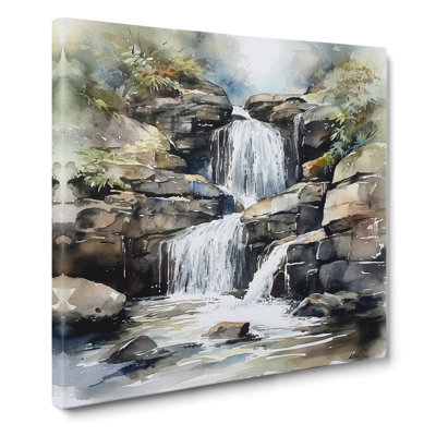 Waterfall - Wrapped Canvas